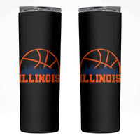 Illinois Fan Skinny Tumbler IL State Basketball Game Day