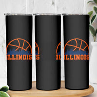 Illinois Fan Skinny Tumbler IL State Basketball Game Day