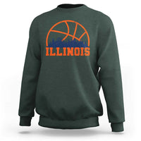 Illinois Fan Sweatshirt IL State Basketball Game Day