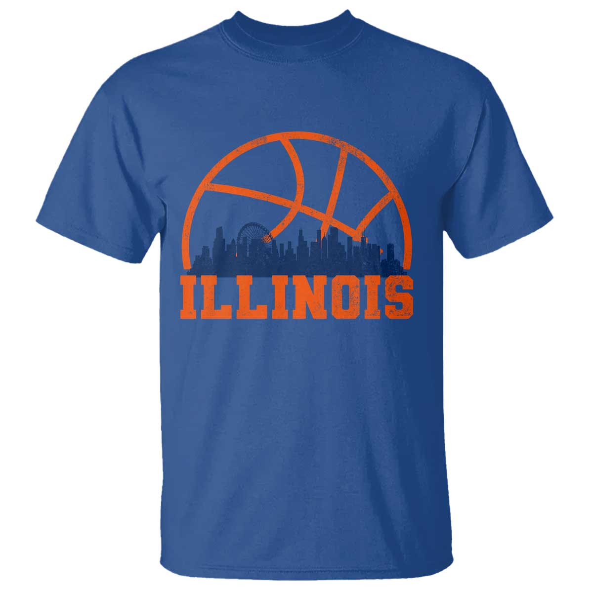 Illinois Fan T Shirt IL State Basketball Game Day