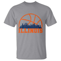 Illinois Fan T Shirt IL State Basketball Game Day