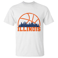 Illinois Fan T Shirt IL State Basketball Game Day
