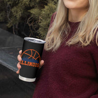Illinois Fan Tumbler Cup IL State Basketball Game Day