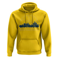 Michigan Fan Basketball Grooves Skyline MI State Hoodie