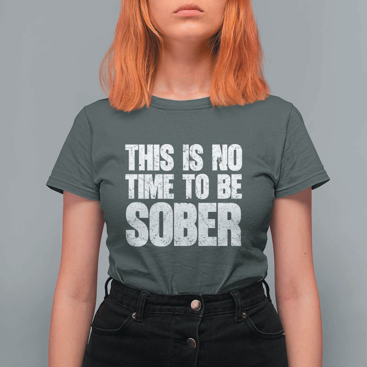 This Is No Time To Be Sober T Shirt For Women Funny Drinking Beer
