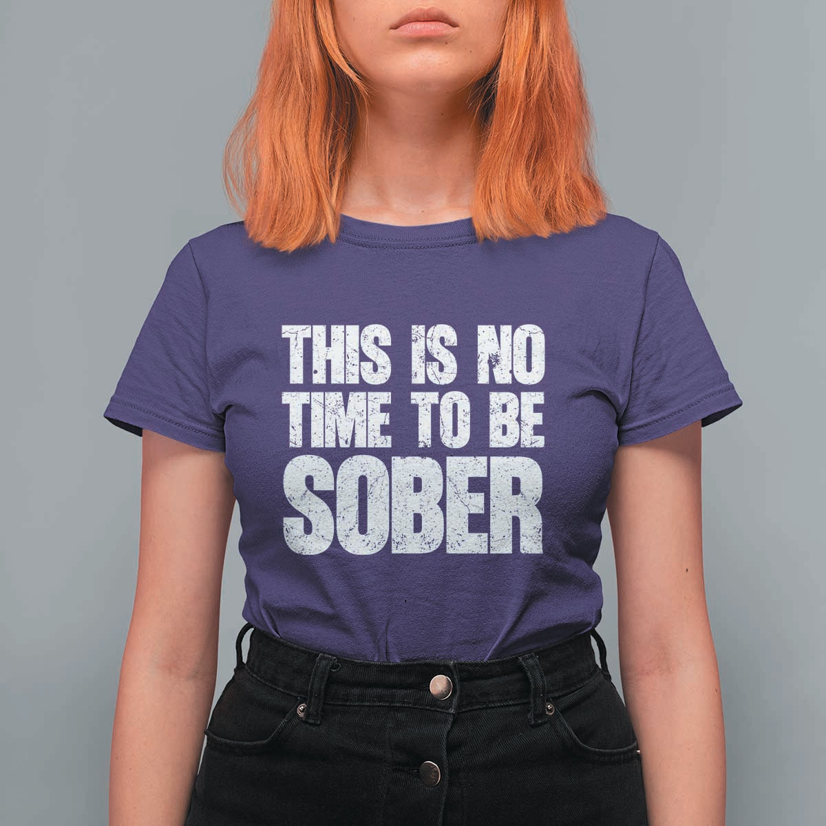 This Is No Time To Be Sober T Shirt For Women Funny Drinking Beer