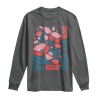 Floral 250th Still Resisting 4th of July 1776 2026 Long Sleeve Shirt