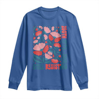 Floral 250th Still Resisting 4th of July 1776 2026 Long Sleeve Shirt