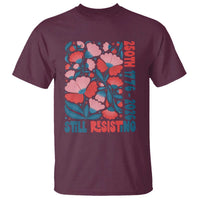 Floral 250th Still Resisting 4th of July 1776 2026 T Shirt