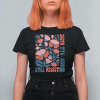 Floral 250th Still Resisting 4th of July 1776 2026 T Shirt For Women