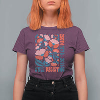 Floral 250th Still Resisting 4th of July 1776 2026 T Shirt For Women