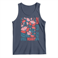 Floral 250th Still Resisting 4th of July 1776 2026 Tank Top