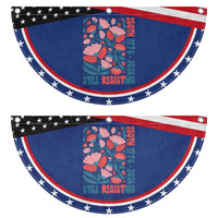 Floral 250th Still Resisting 4th of July 1776 2026 Patriotic Fan Flag