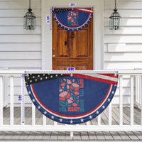 Floral 250th Still Resisting 4th of July 1776 2026 Patriotic Fan Flag