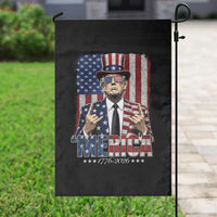 The Nations Leader US 250th Anniversary Garden Flag Funny 4th of July 1776 2026