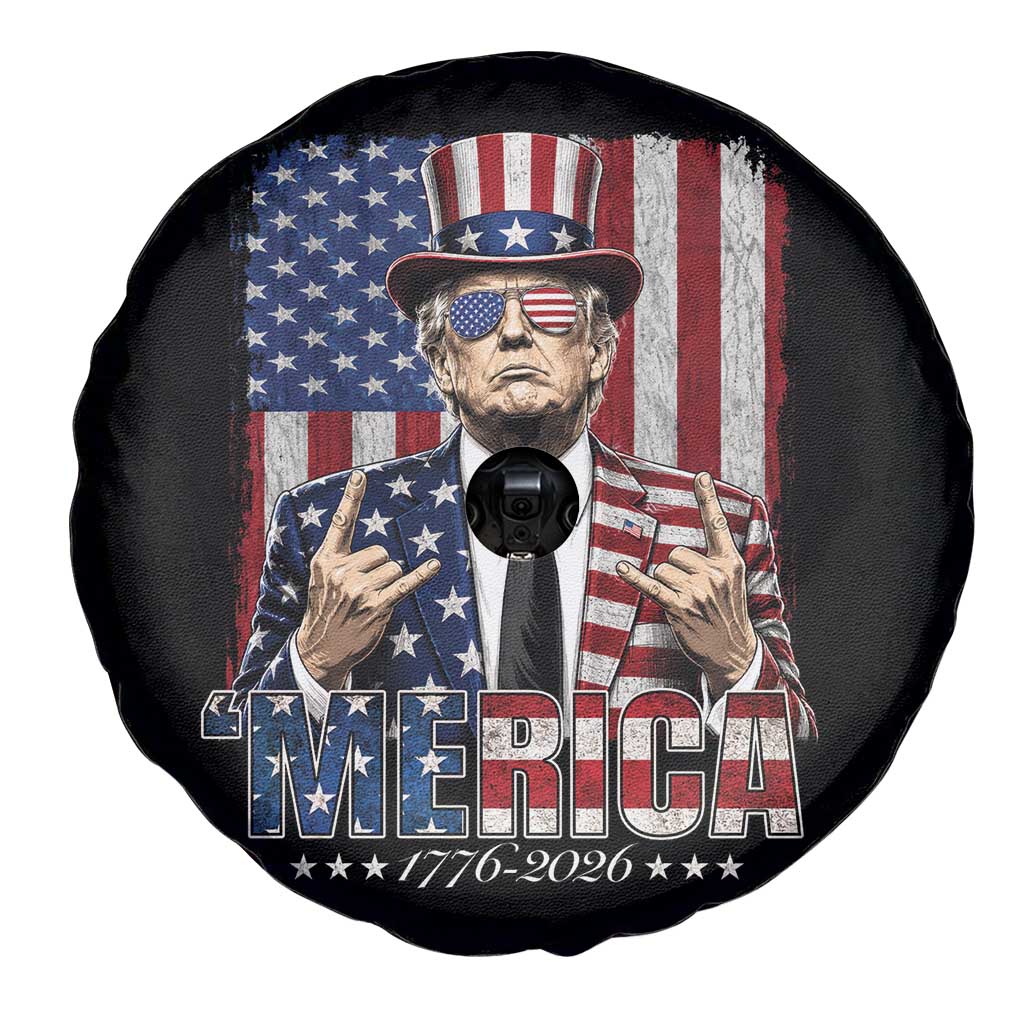 The Nations Leader US 250th Anniversary Spare Tire Cover Funny 4th of July 1776 2026