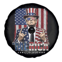 The Nations Leader US 250th Anniversary Spare Tire Cover Funny 4th of July 1776 2026