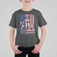 The Nations Leader US 250th Anniversary T Shirt For Kid Funny 4th of July 1776 2026