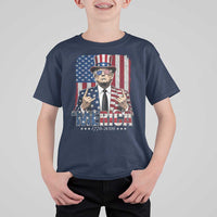 The Nations Leader US 250th Anniversary T Shirt For Kid Funny 4th of July 1776 2026