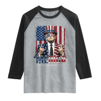 The Nations Leader US 250th Anniversary Raglan Shirt Funny 4th of July 1776 2026