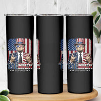 The Nations Leader US 250th Anniversary Skinny Tumbler Funny 4th of July 1776 2026