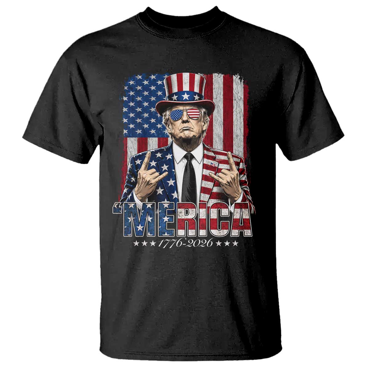 The Nations Leader US 250th Anniversary T Shirt Funny 4th of July 1776 2026