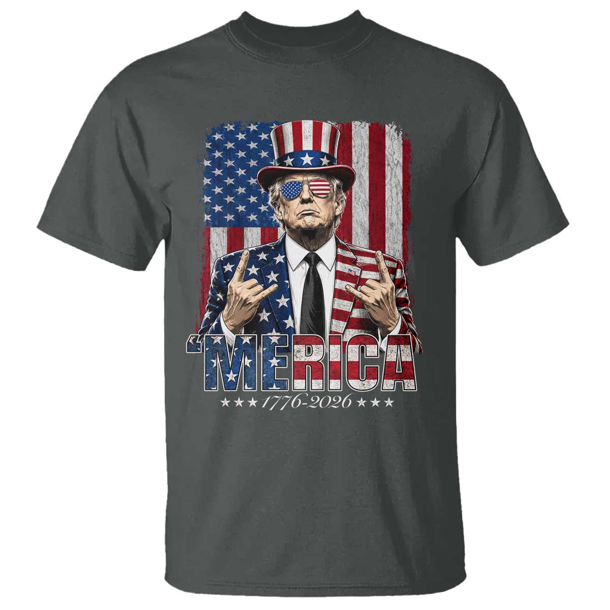 The Nations Leader US 250th Anniversary T Shirt Funny 4th of July 1776 2026