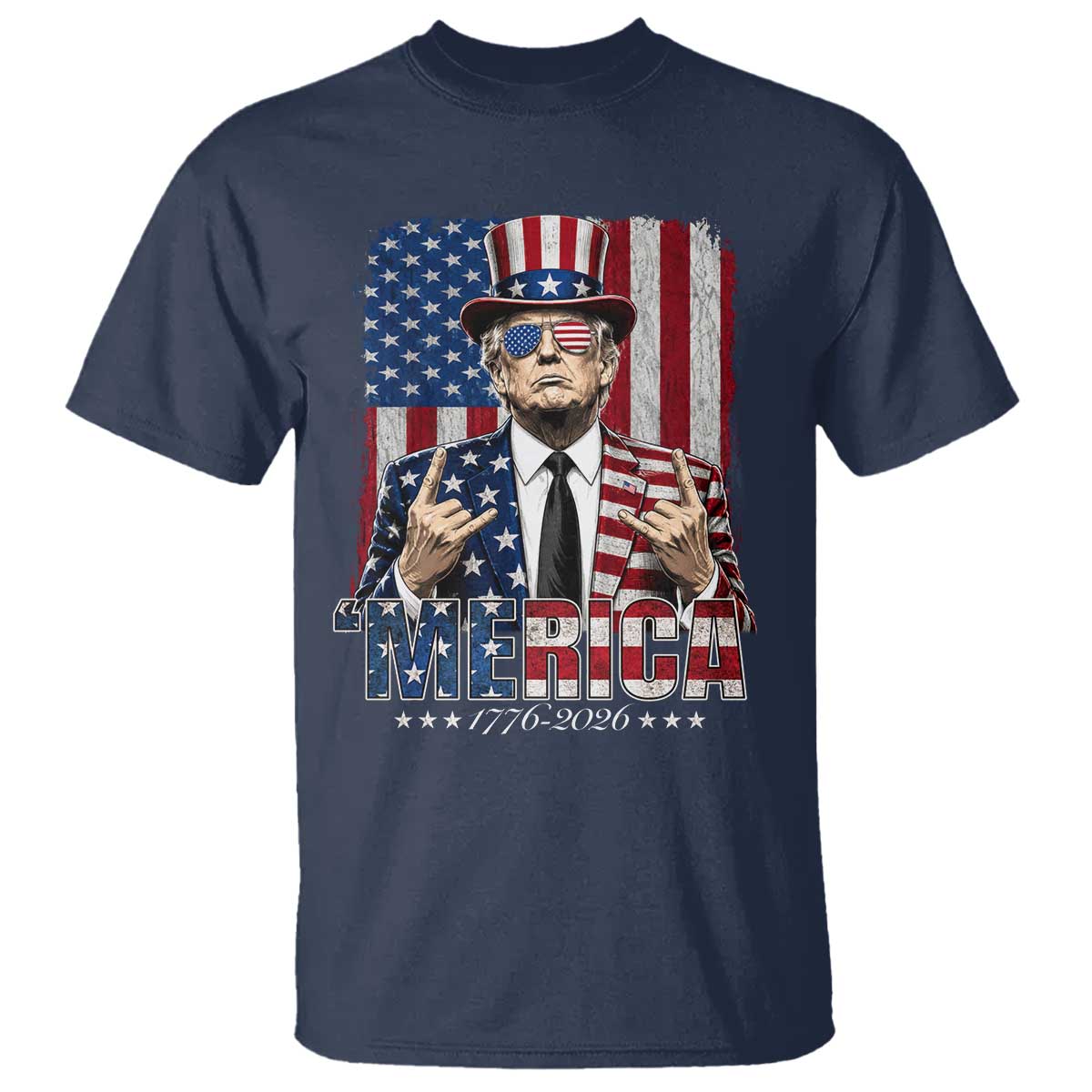 The Nations Leader US 250th Anniversary T Shirt Funny 4th of July 1776 2026