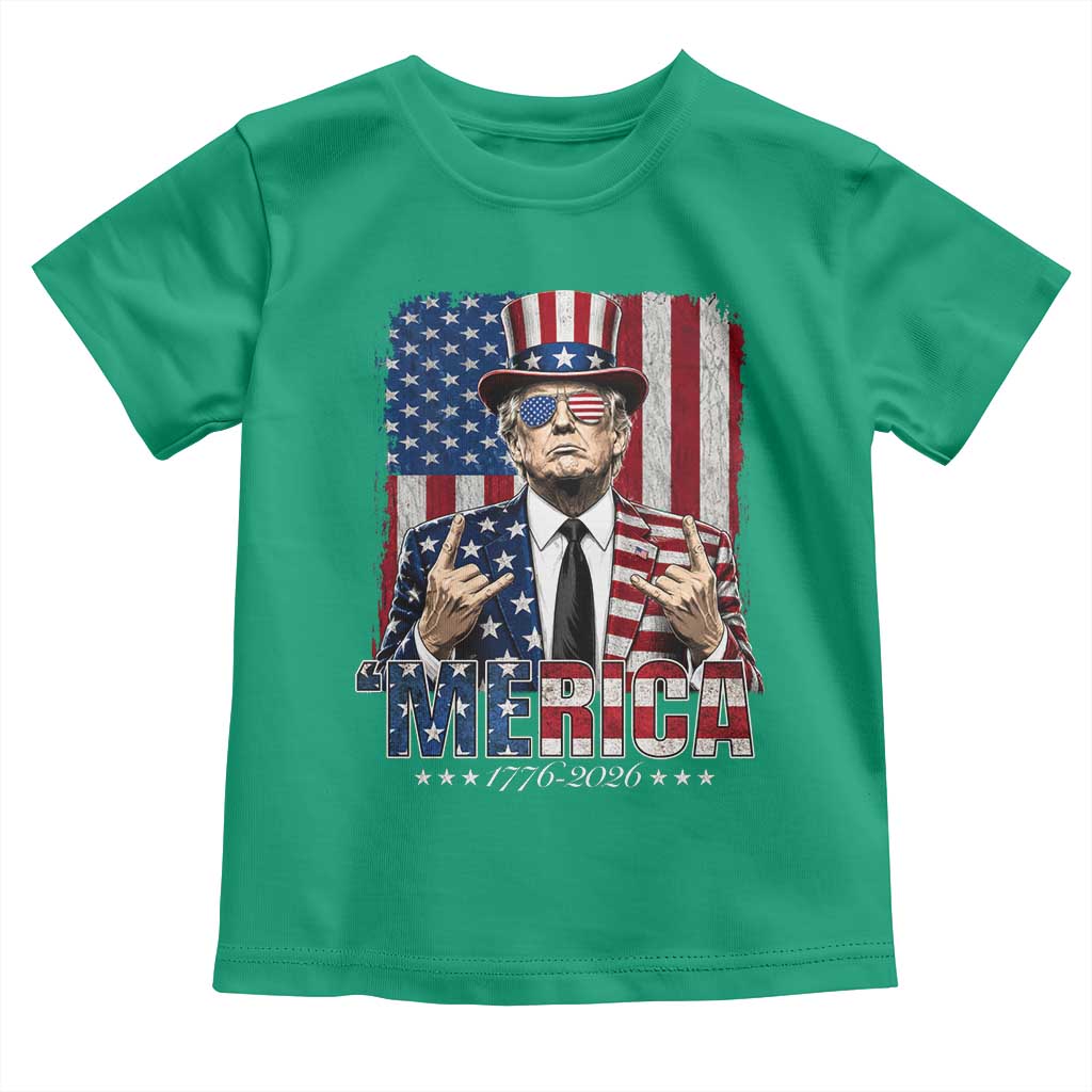 The Nations Leader US 250th Anniversary Toddler T Shirt Funny 4th of July 1776 2026
