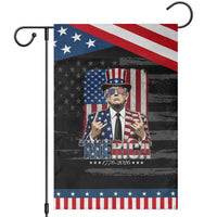 The Nations Leader US 250th Anniversary Patriotic Garden Flag Funny 4th of July 1776 2026
