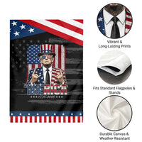 The Nations Leader US 250th Anniversary Patriotic Garden Flag Funny 4th of July 1776 2026