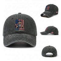 The Nations Leader US 250th Anniversary Washed Cotton Baseball Cap Funny 4th of July 1776 2026