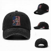 The Nations Leader US 250th Anniversary Washed Cotton Baseball Cap Funny 4th of July 1776 2026