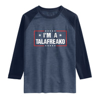 I Am A Talafreako James Talarico Raglan Shirt US Senate Texas Election