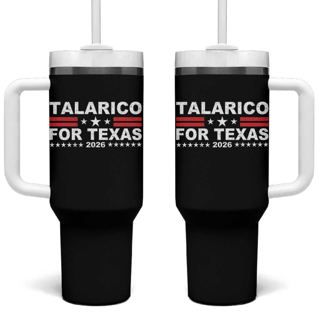 Talarico For Texas US Senate 2026 Tumbler With Handle James Talarico Support