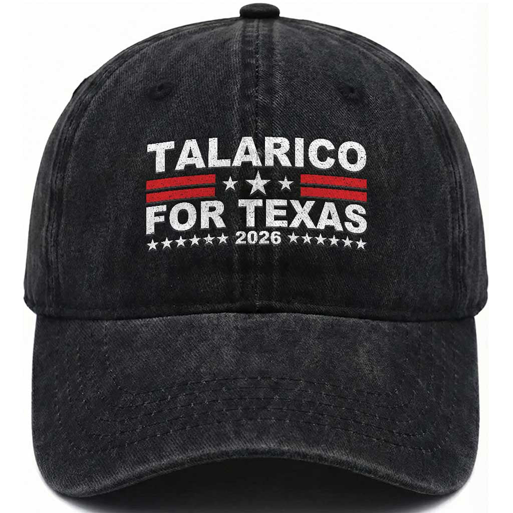 Talarico For Texas US Senate 2026 Washed Cotton Baseball Cap James Talarico Support