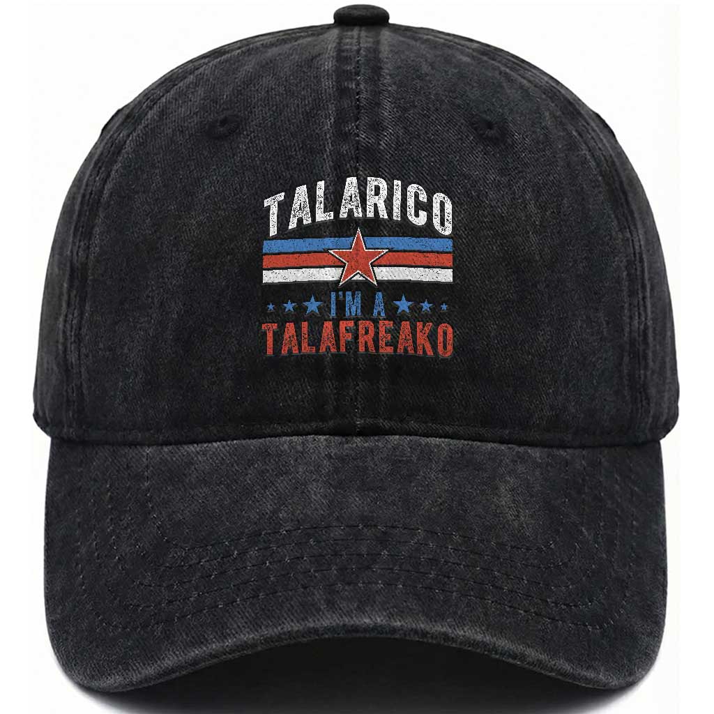 I Am A Talafreako James Talarico Washed Cotton Baseball Cap US Senate Texas