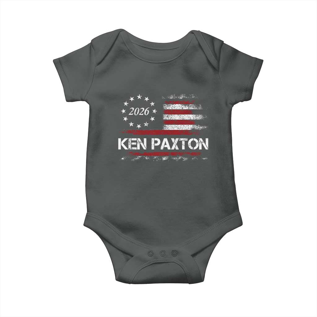 Ken Paxton for Texas Senate Baby Onesie US Senator Campaign Vintage American Flag