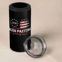 Ken Paxton for Texas Senate 4 in 1 Can Cooler Tumbler US Senator Campaign Vintage American Flag