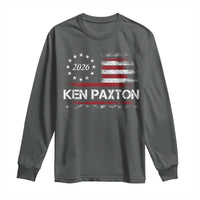 Ken Paxton for Texas Senate Long Sleeve Shirt US Senator Campaign Vintage American Flag