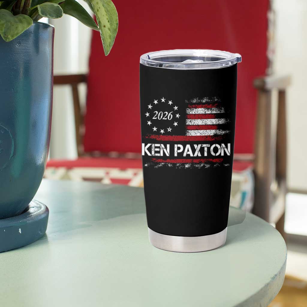 Ken Paxton for Texas Senate Tumbler Cup US Senator Campaign Vintage American Flag