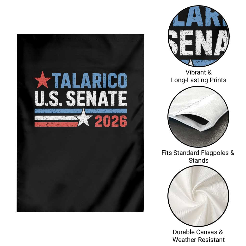 James Talarico US Senate 2026 Garden Flag Texas Senate Race Stars and Stripes