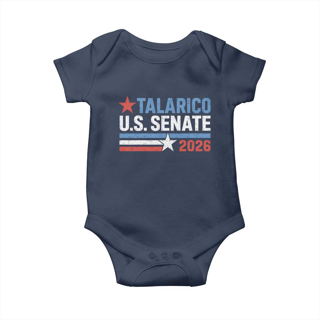 James Talarico US Senate 2026 Baby Onesie Texas Senate Race Stars and Stripes
