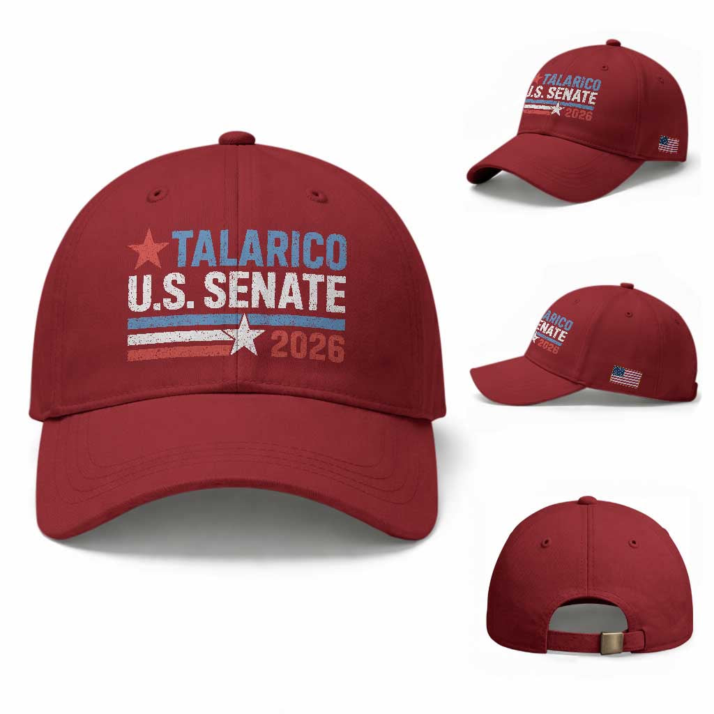 James Talarico US Senate 2026 Baseball Cap Texas Senate Race Stars and Stripes