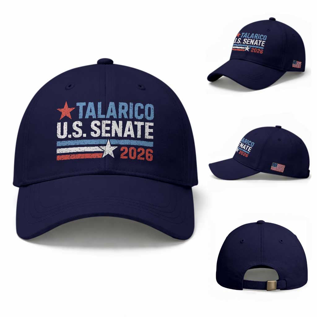 James Talarico US Senate 2026 Baseball Cap Texas Senate Race Stars and Stripes