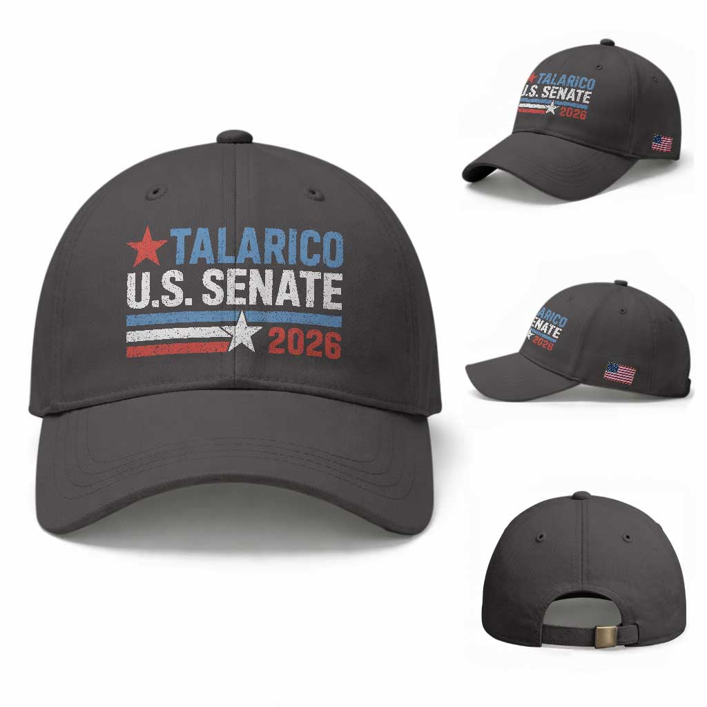James Talarico US Senate 2026 Baseball Cap Texas Senate Race Stars and Stripes