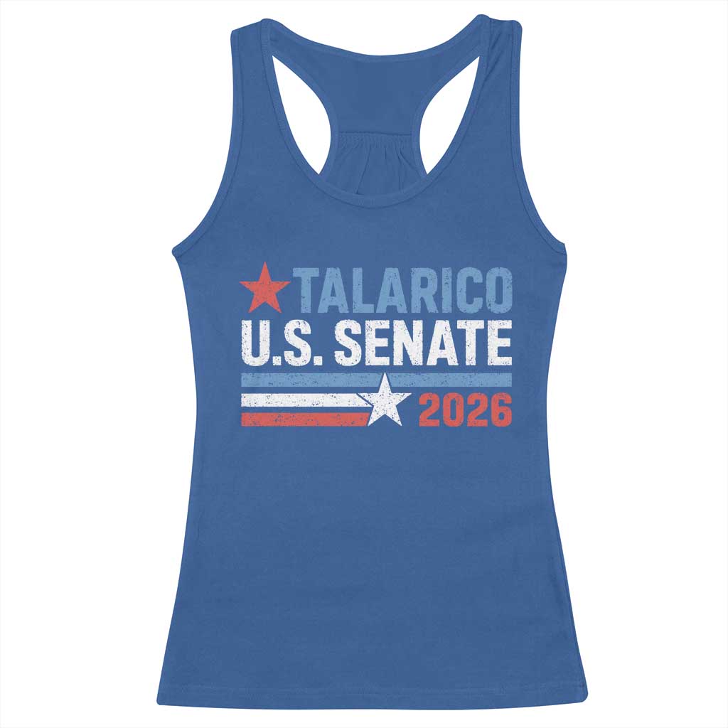 James Talarico US Senate 2026 Racerback Tank Top Texas Senate Race Stars and Stripes