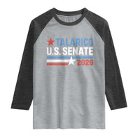 James Talarico US Senate 2026 Raglan Shirt Texas Senate Race Stars and Stripes