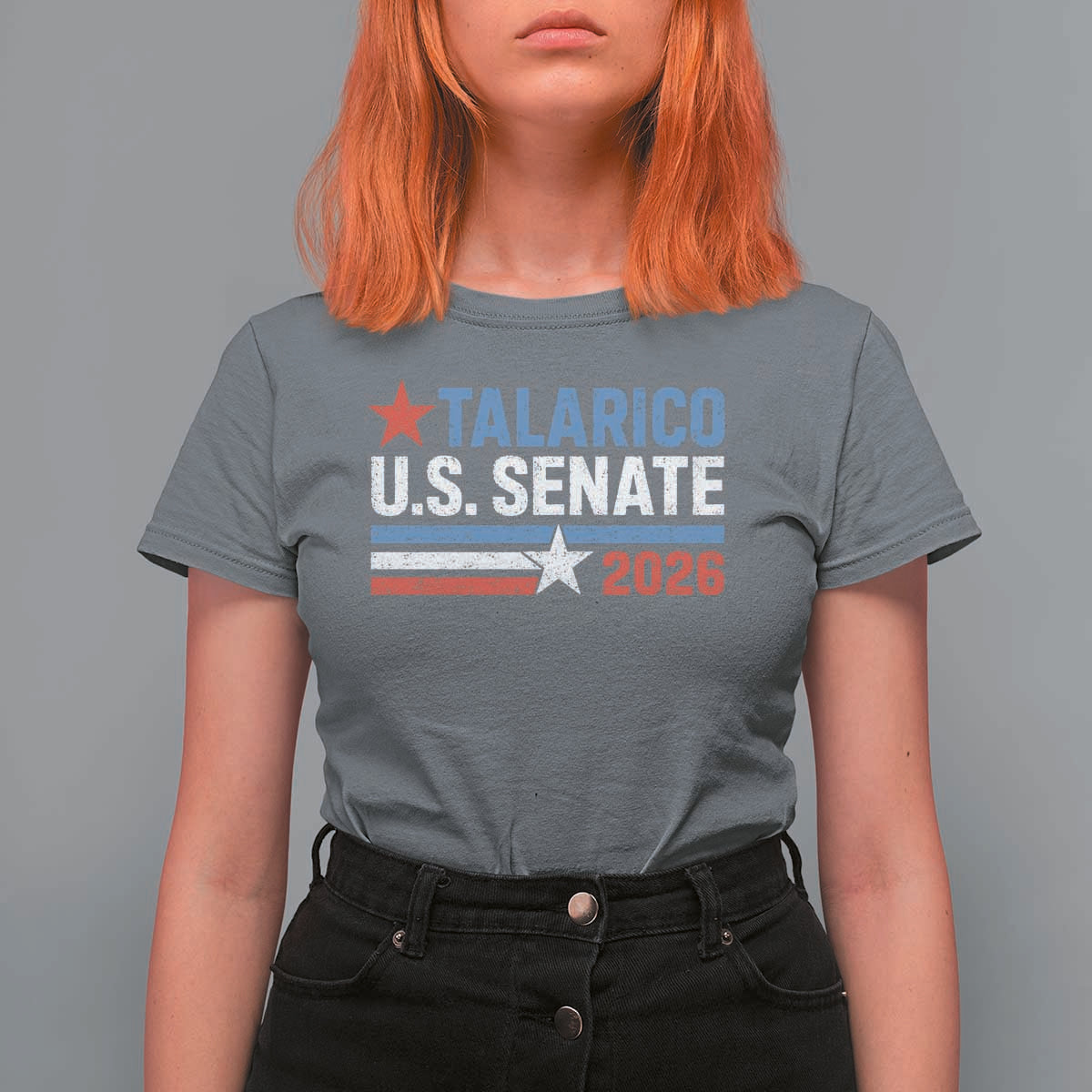 James Talarico US Senate 2026 T Shirt For Women Texas Senate Race Stars and Stripes