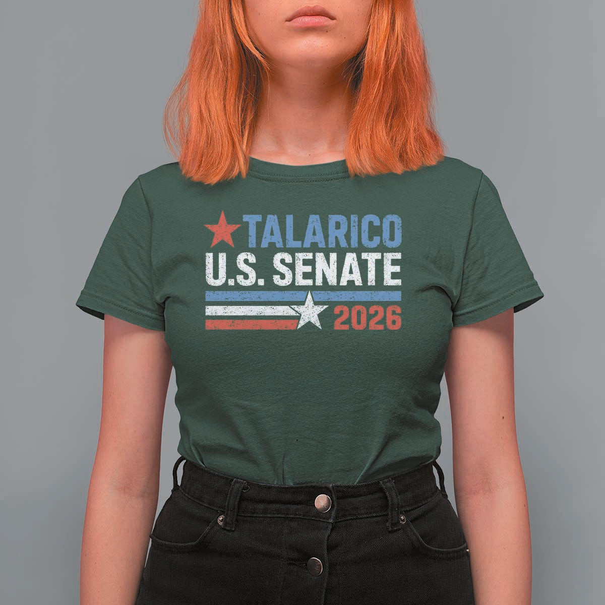 James Talarico US Senate 2026 T Shirt For Women Texas Senate Race Stars and Stripes